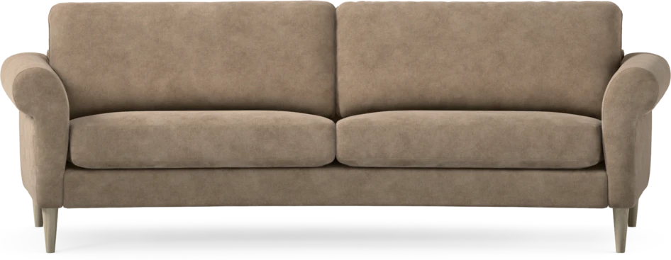 Bridge - 3-sits soffa svängd - Beige