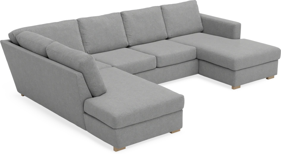 Friday - 3-sits soffa med divan vänster och schäslong höger - Grå