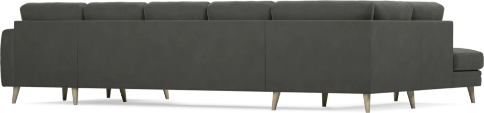 Eden - 3-sits soffa med divan vänster och schäslong höger - Grå