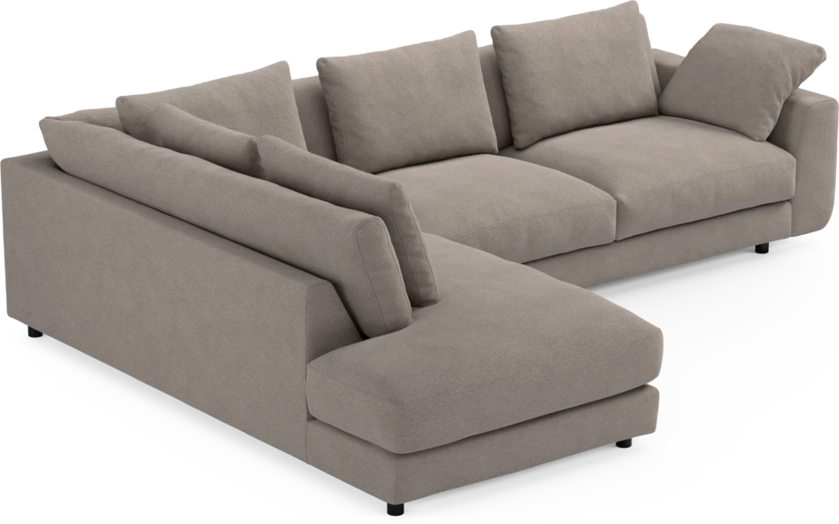 Amie - 3-sits med divan vänster - Beige