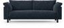 Cherrie - 3-sits soffa, hel dyna, fast klädsel - Blå