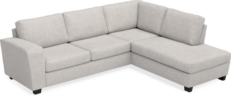 Friday - 2,5-sits soffa med divan höger - Grå