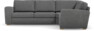 Friday - Hörnsoffa, 2,5+1,5-sits - Grå