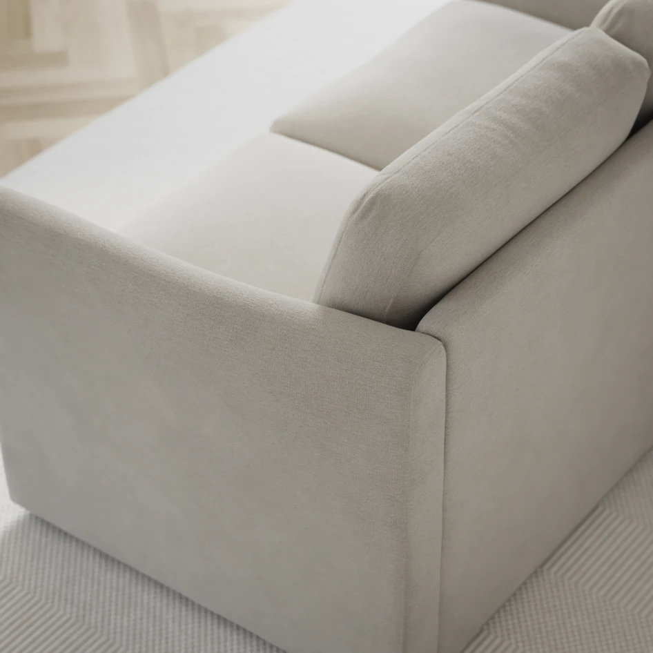 Öland - Bäddsoffa 3-sits, längsbäddad - Grå