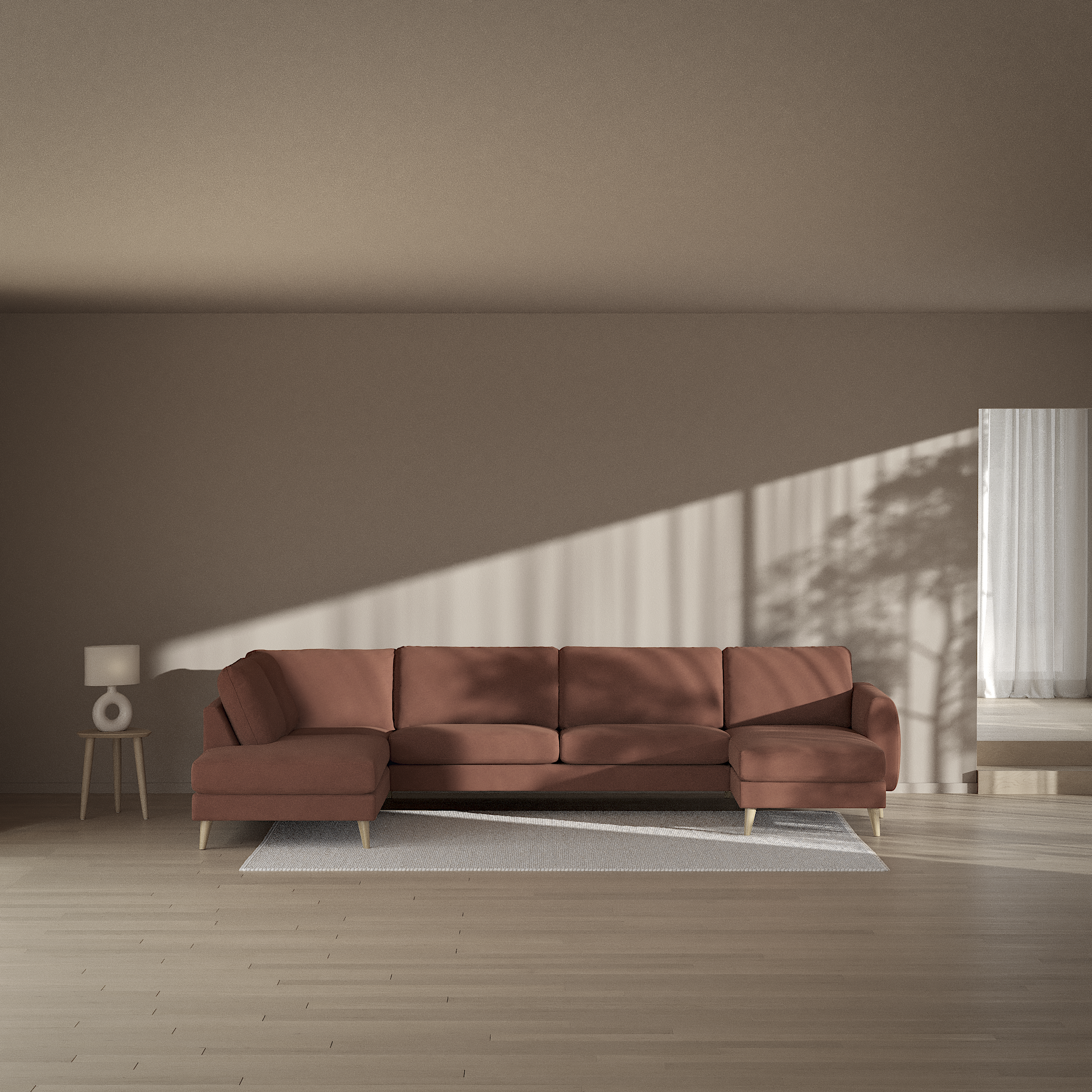 Bridge - 3-sits soffa med divan vänster och schäslong höger - inspiration