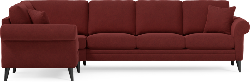 Eden - Hörnsoffa, 1+3-sits - Röd