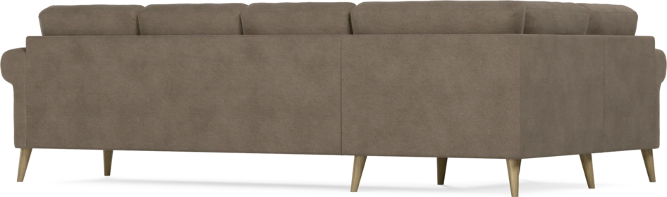Eden - Hörnsoffa, 1+3-sits - Brun