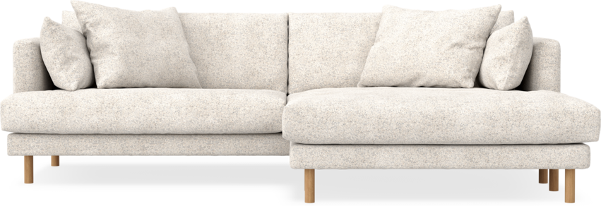 Harper - 4-sits med schäslong XL höger - Beige