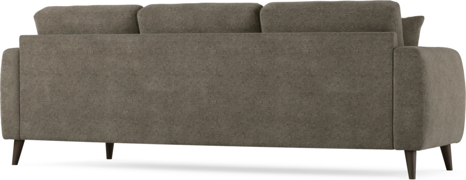 Eden - 3-sits soffa svängd - Brun