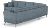 Eden - Hörnsoffa 3+3 - Blå