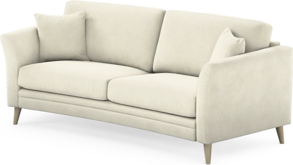 Eden - 2,5-sits soffa svängd - Vit