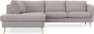 Madison - 2-sits soffa med divan vänster - Grå