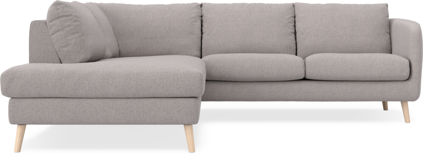 Madison - 2-sits soffa med divan vänster - Grå