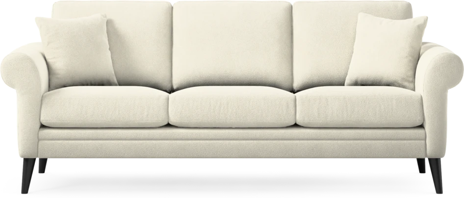 Eden - 3-sits soffa - Vit