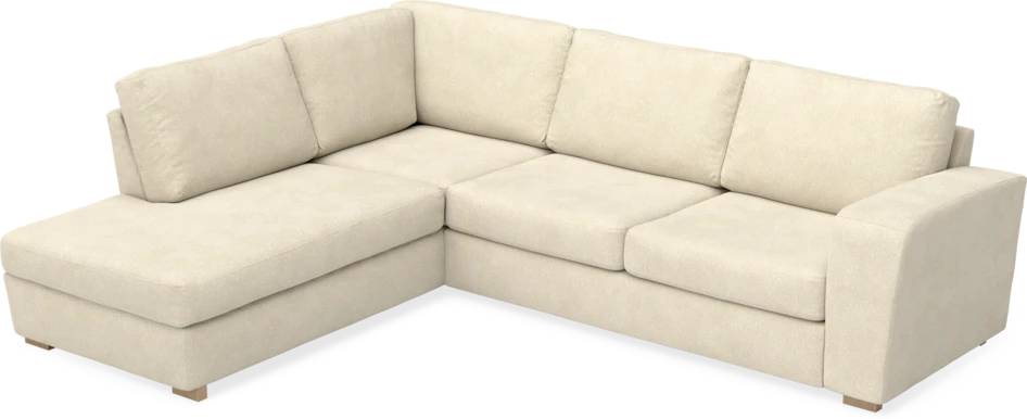 Friday - 2,5-sits soffa med divan vänster - Beige