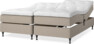 Delux Sense - Ställbar säng, dubbelsäng med bäddmadrass - Beige