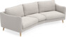 Madison - 3-sits soffa svängd, 90 cm - Grå