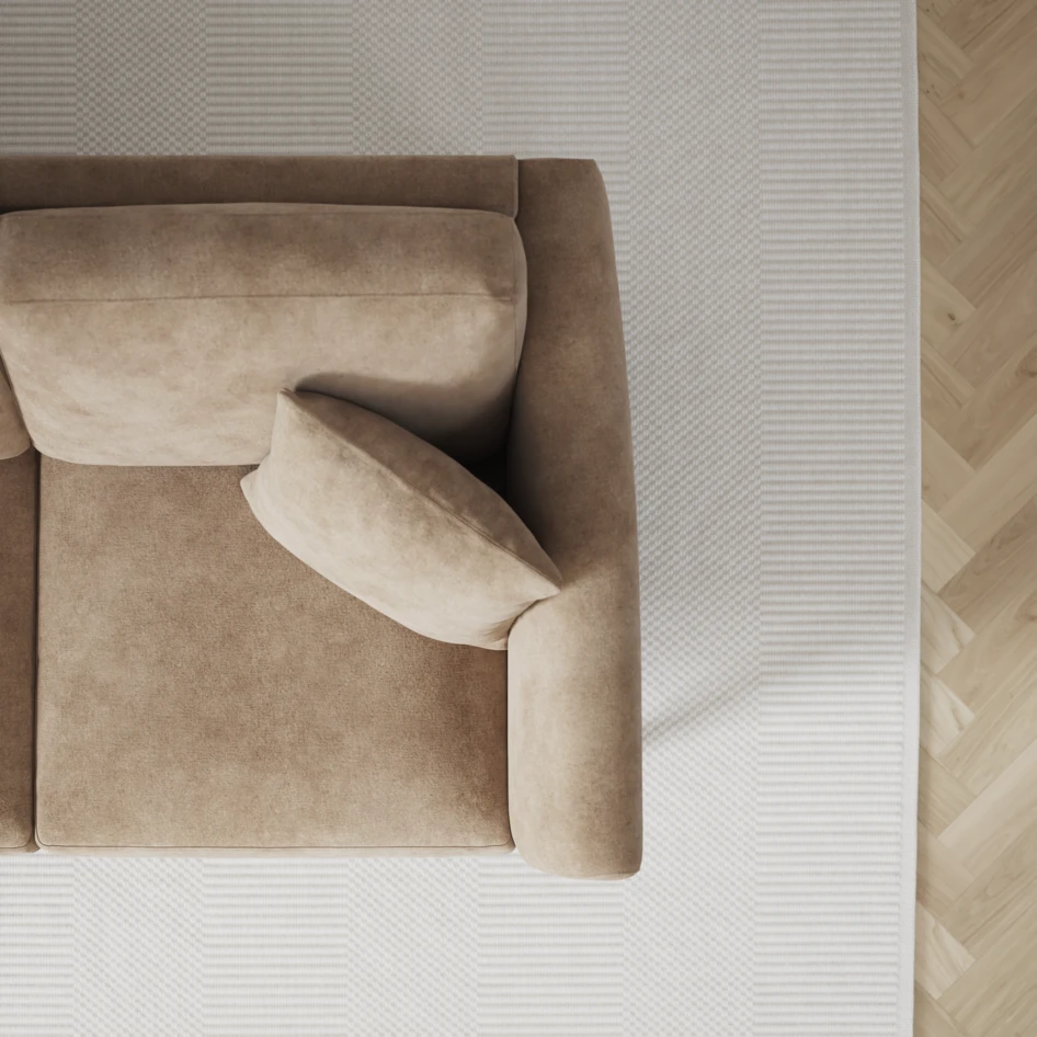Eden - Hörnsoffa, 2,5+2,5-sits - Beige