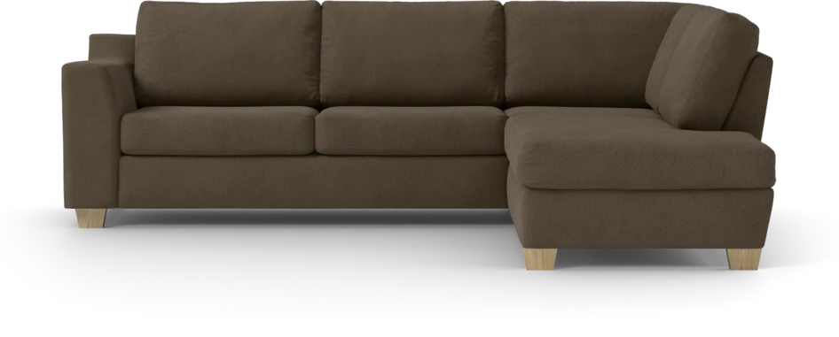 Friday - 2,5-sits soffa med divan höger - Brun