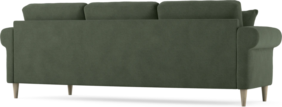 Eden - 3-sits soffa svängd - Grön