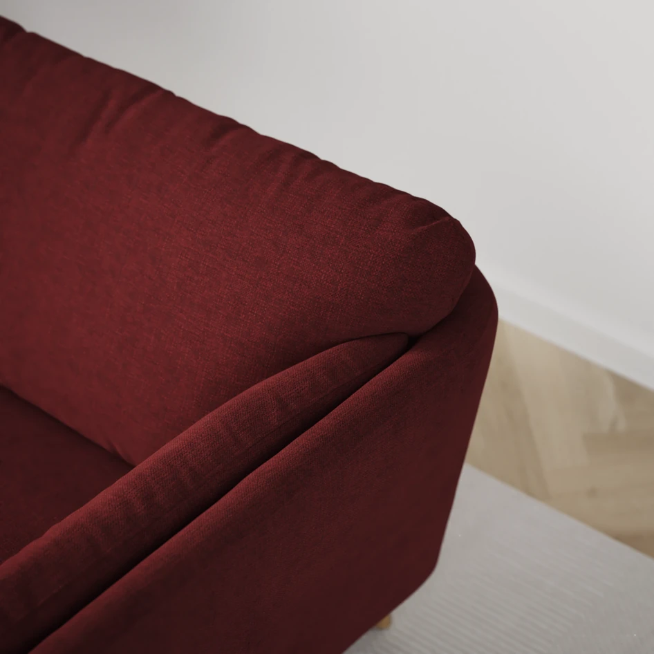 Madison Klädsel - Klädsel till 3-sits soffa - Röd