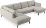 Madison Lux - 2-sits soffa med divan vänster och schäslong höger - Grå