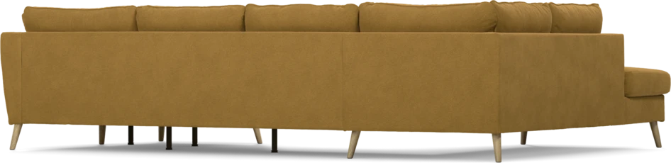 County - 3-sits soffa med divan vänster och schäslong höger - Gul