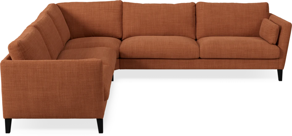 Winston - Hörnsoffa, 2+3-sits - Orange