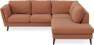 Madison - 2-sits soffa med divan höger - Orange