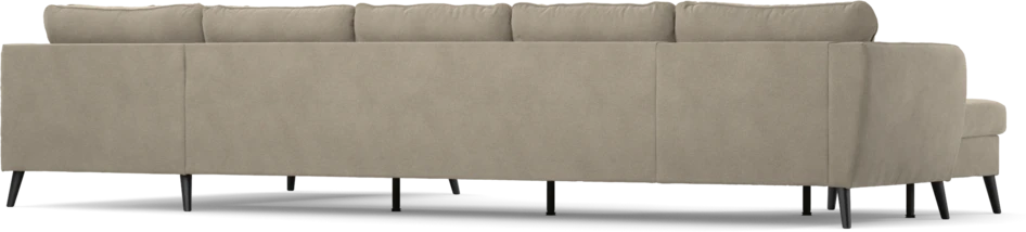 County - 4-sits soffa med schäslong vänster och divan höger - Beige