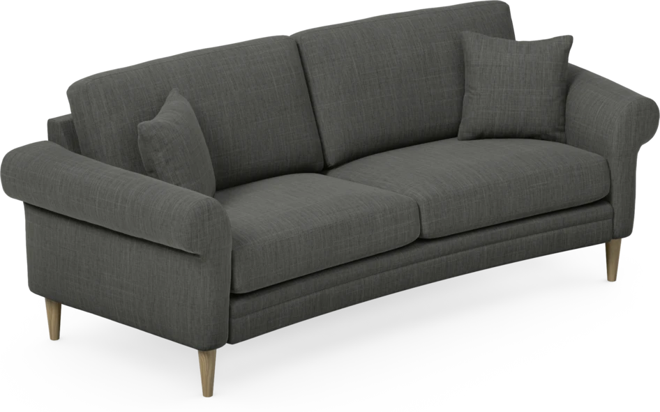 Eden - 2,5-sits soffa svängd - Grå