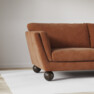 Madison Lux - 2-sits soffa med schäslong vänster - Orange