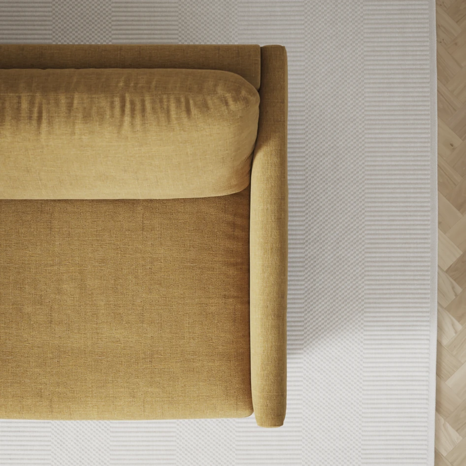 Madison Lux - Hörnsoffa 2+3-sits, hörn 1 - Gul