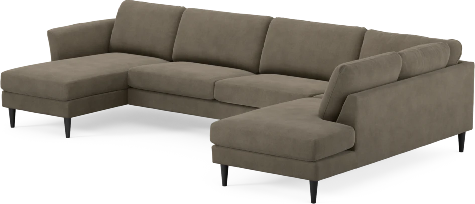 Bridge - 3-sits soffa med schäslong vänster och divan höger - Beige