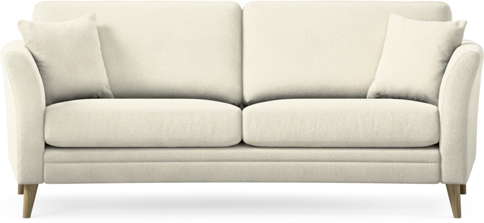 Eden - 2,5-sits soffa svängd - Vit