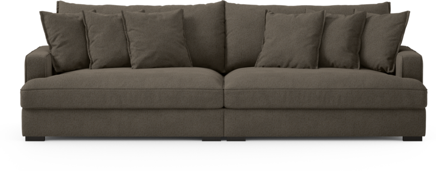 Rossi - 4-sits soffa - Brun