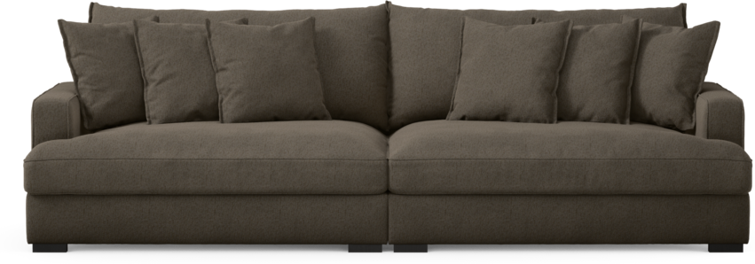 Rossi - 4-sits soffa - Brun