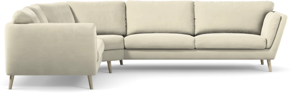 Madison Lux - Hörnsoffa 2+3-sits, hörn 2 - Vit