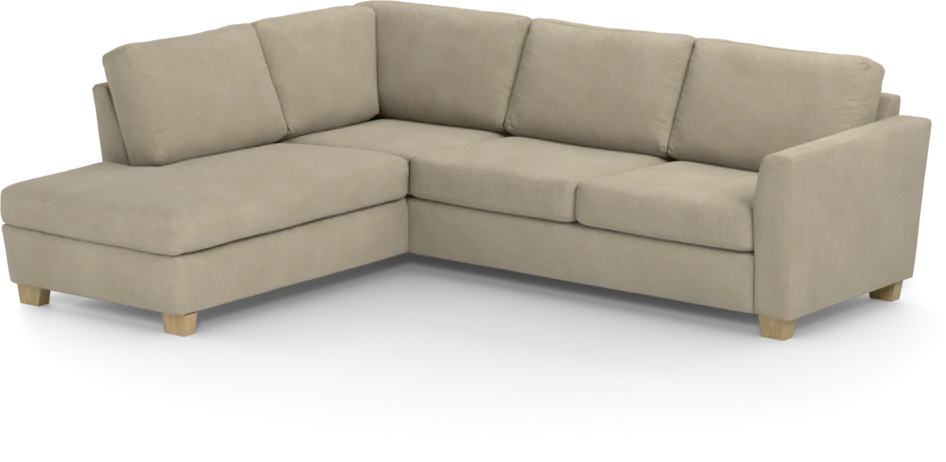 Friday - 2,5-sits soffa med divan vänster - Beige