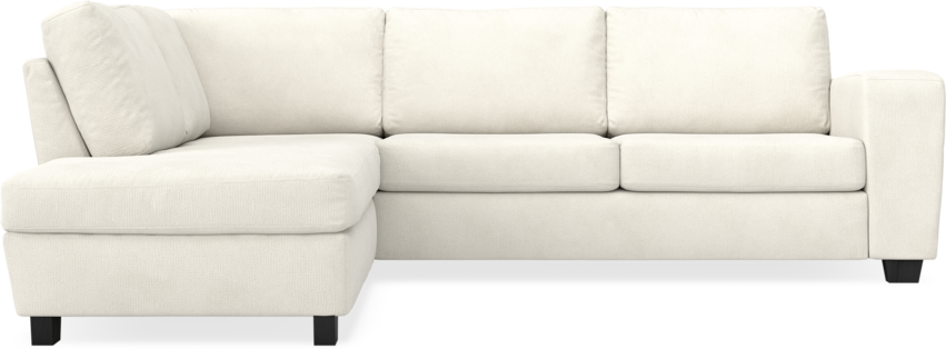 Friday - 2,5-sits soffa med divan vänster - Vit