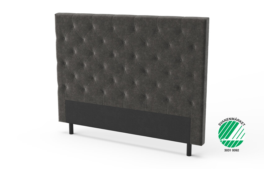 Sense - Sänggavel, B 160-210 cm - Grå