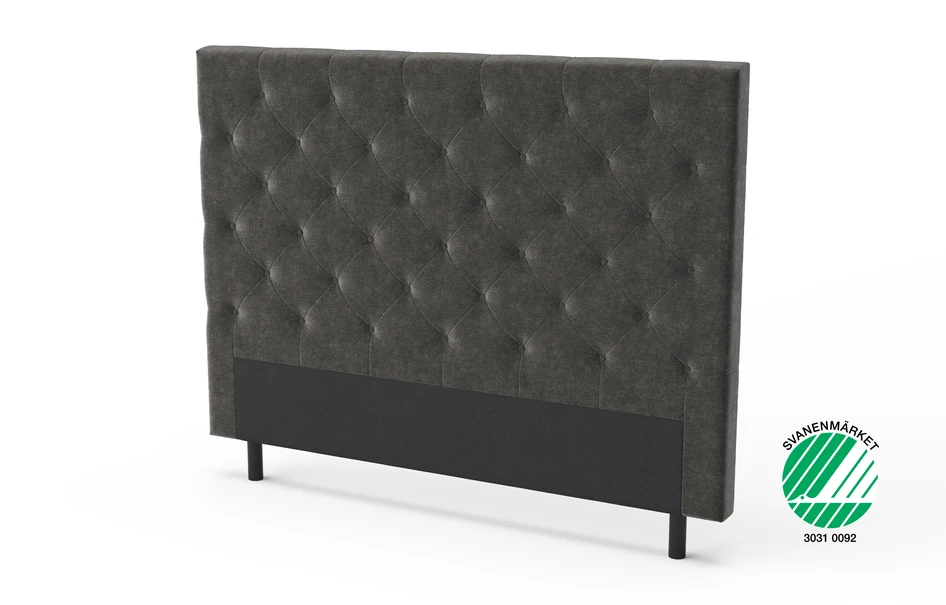 Sense - Sänggavel, B 160-210 cm - Grå