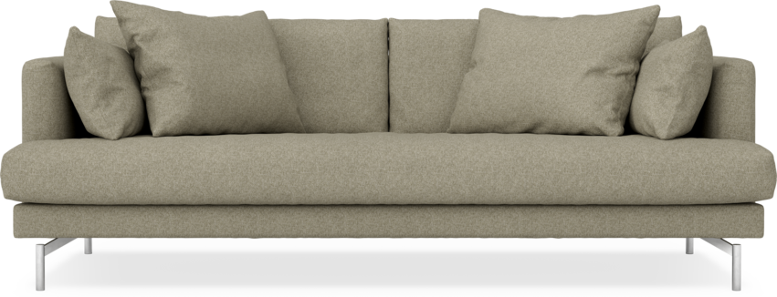 Harper - 3-sits soffa, hel dyna - Beige