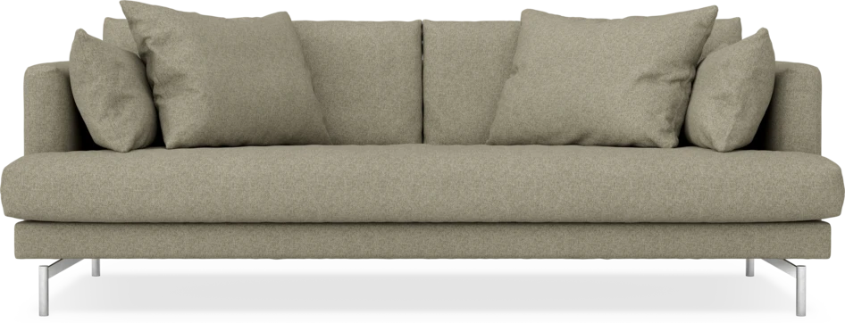 Harper - 3-sits soffa, hel dyna - Beige