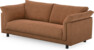 Cherrie - 2,5-sits soffa, hel dyna, fast klädsel - Röd