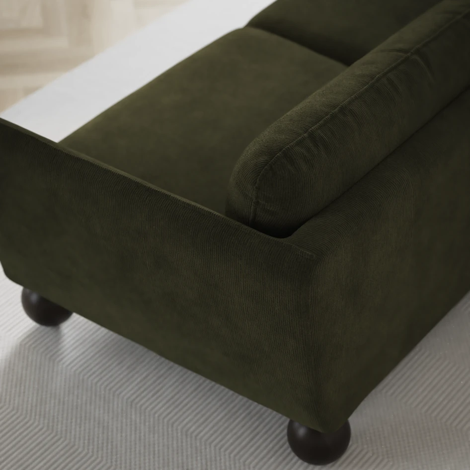 Madison Lux - Hörnsoffa 2+3-sits, hörn 2 - Grön