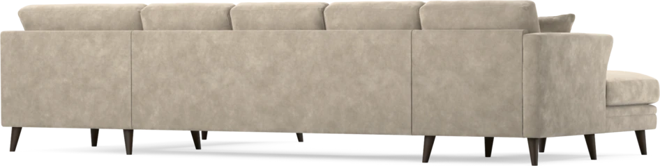 Eden - 3-sits soffa med schäslong vänster och divan höger - Beige
