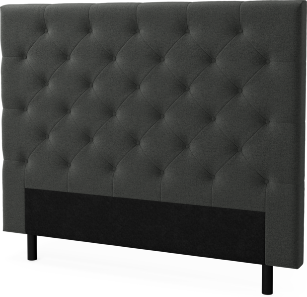Delux Pikerad - Sänggavel, 90-210 cm - Grå