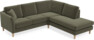 Eden - 2-sits soffa med divan - Brun