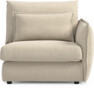 Pieces - 1-sits med armstöd höger - Beige